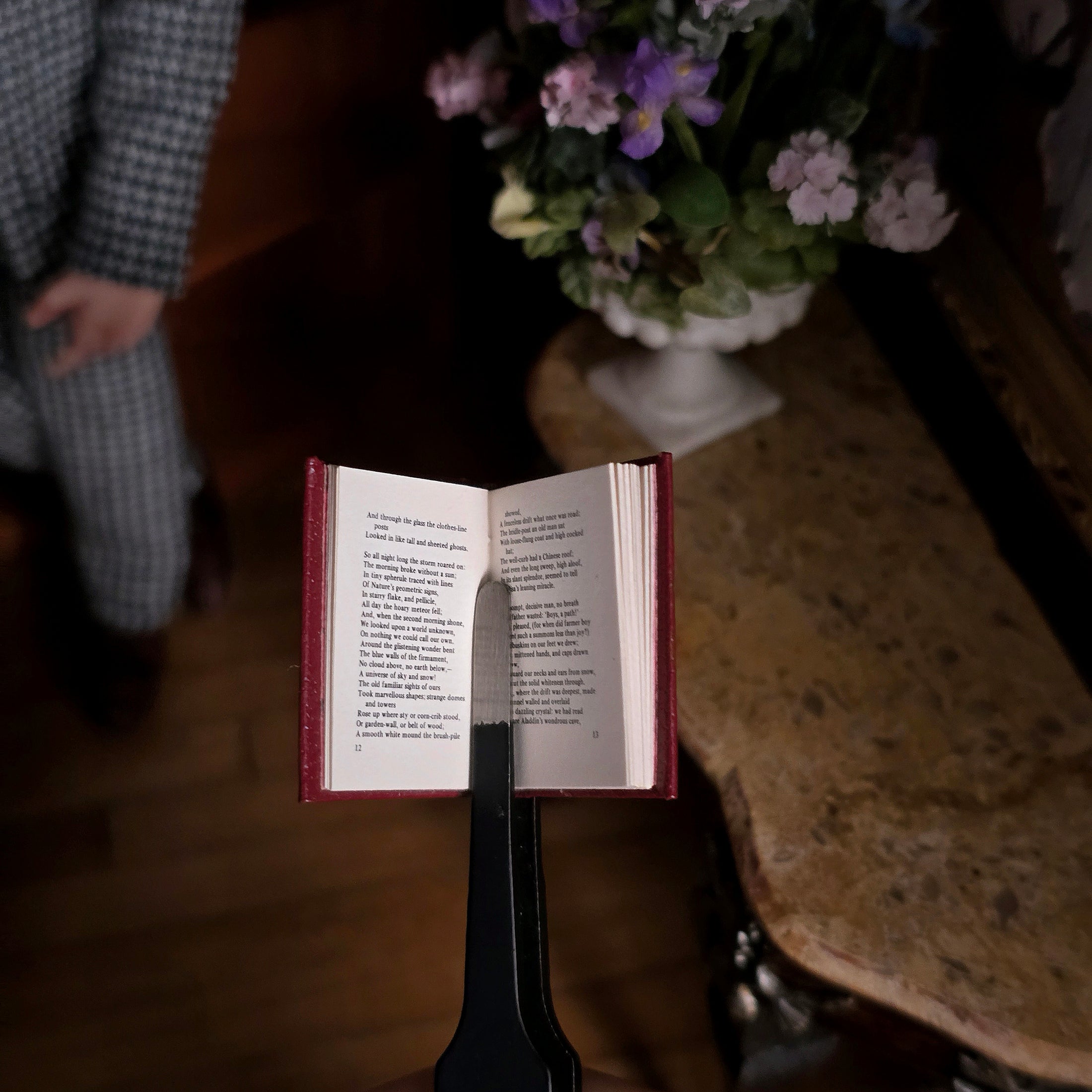 Barbara Raheb "John Greenleaf Whittier" Readable Micro Miniature Book