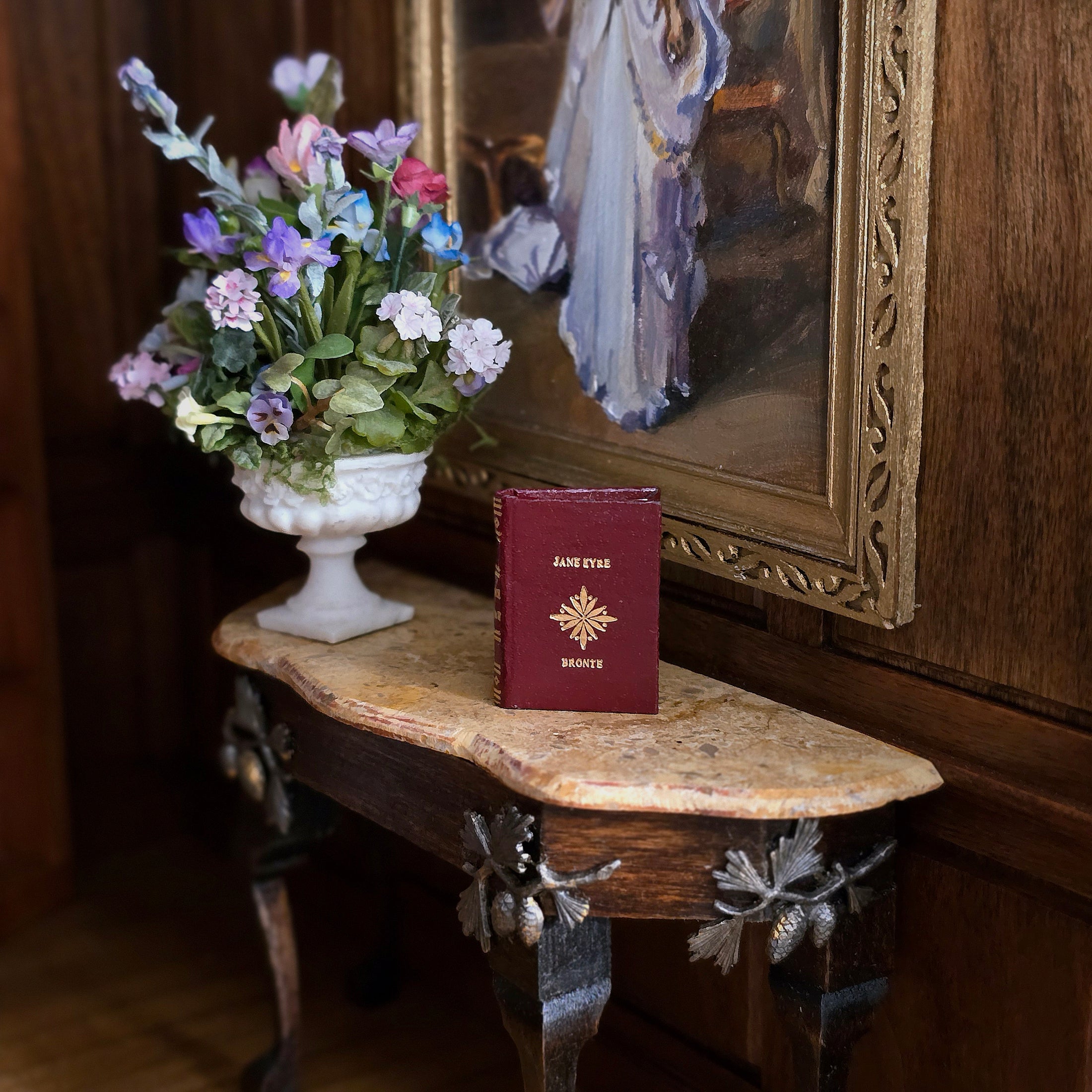 Barbara Raheb "Jane Eyre" 1980 Micro Miniature Classic Book