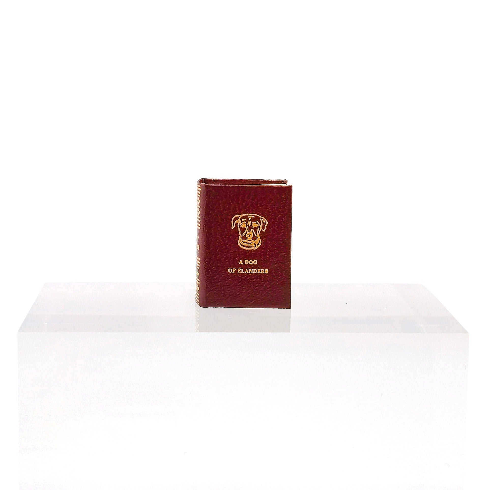 Barbara Raheb "A Dog of Flanders" Readable Micro Miniature Book