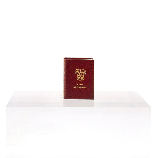 Barbara Raheb "A Dog of Flanders" Readable Micro Miniature Book