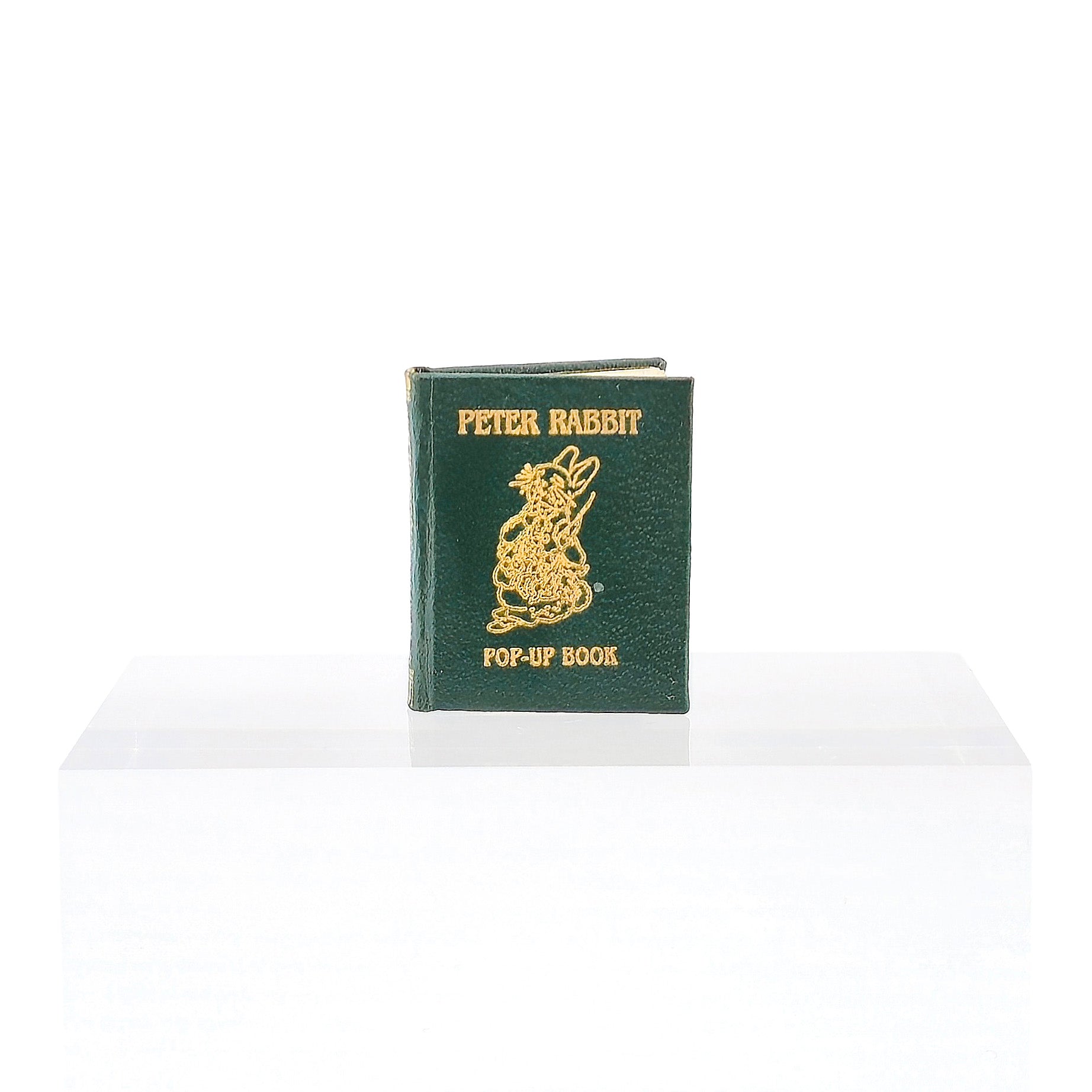 INCREDIBLY RARE Barbara Raheb "Tale of Peter Rabbit" Pop-Up Miniature Book