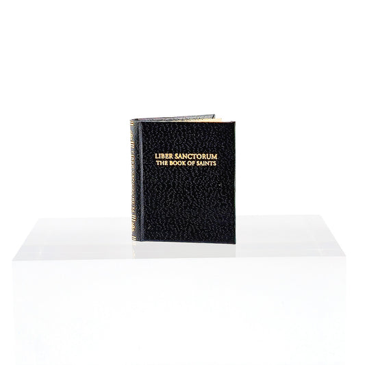 EXTREMELY RARE Barbara Raheb "Liber Sanctorum: The Book of Saints" Miniature Book
