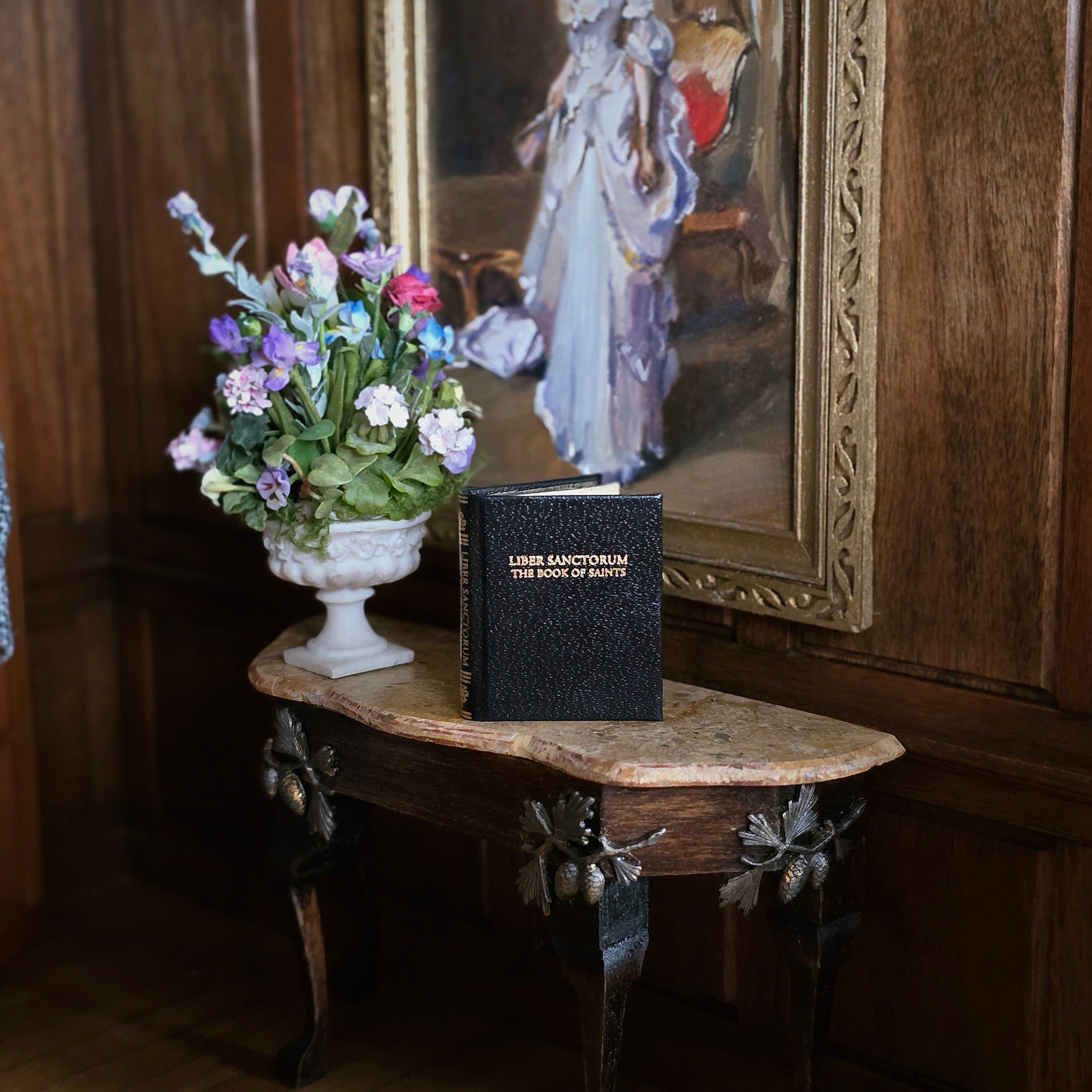 EXTREMELY RARE Barbara Raheb "Liber Sanctorum: The Book of Saints" Miniature Book