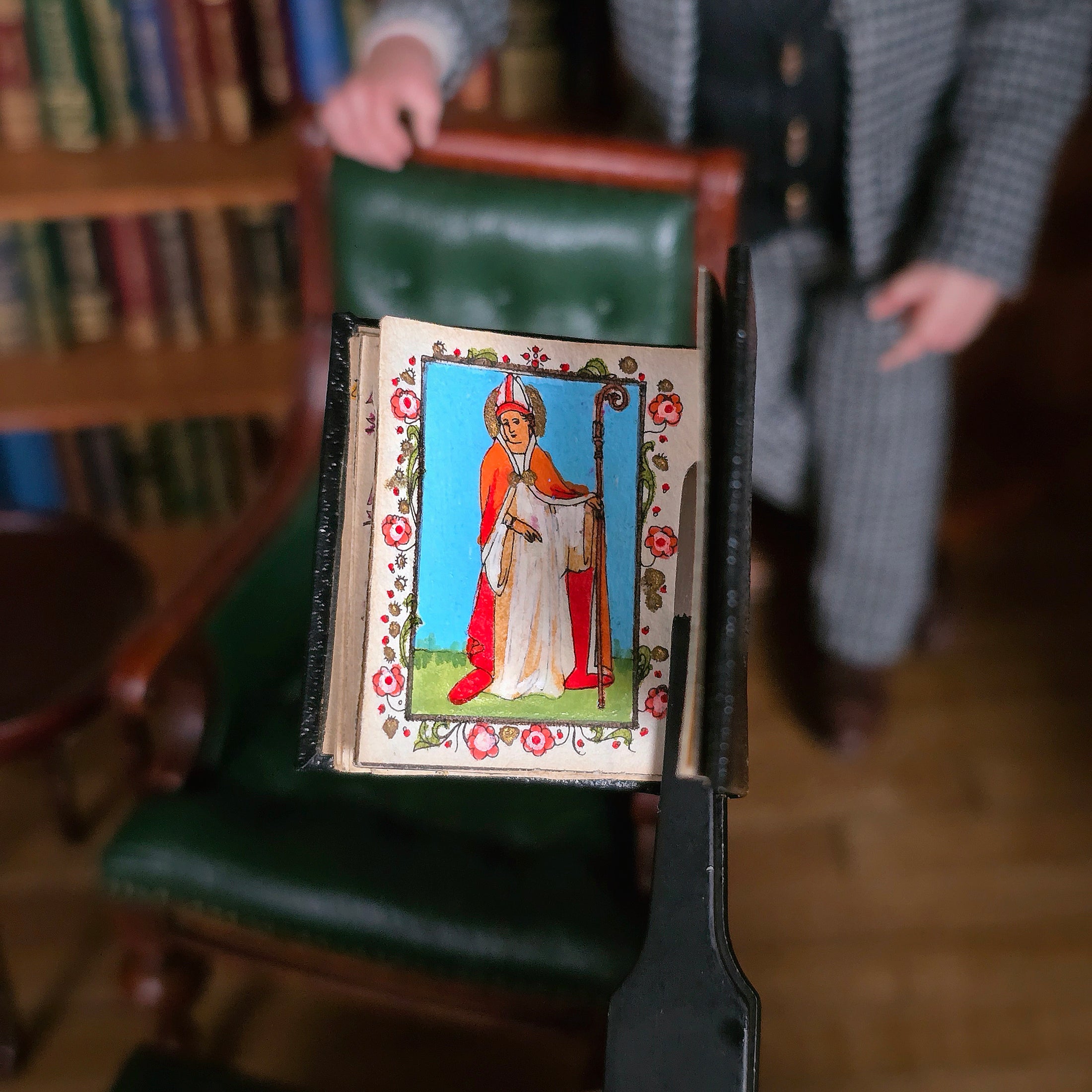 EXTREMELY RARE Barbara Raheb "Liber Sanctorum: The Book of Saints" Miniature Book
