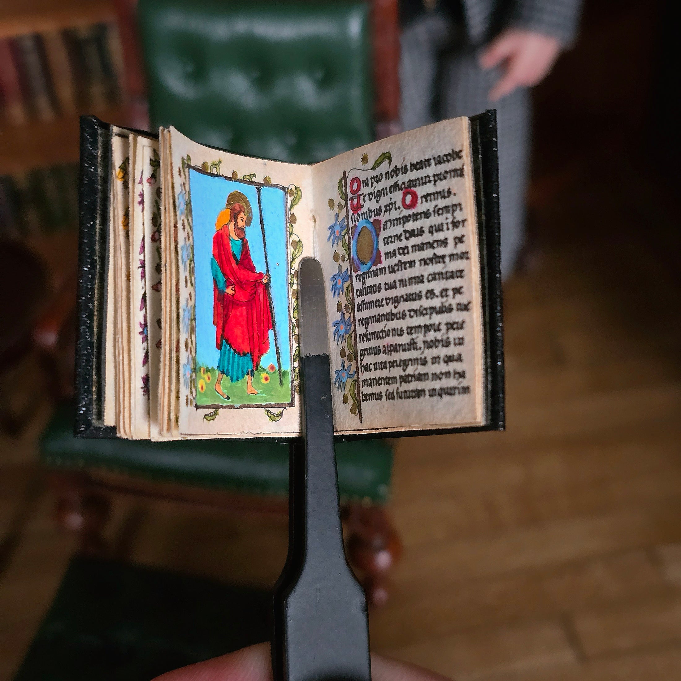 EXTREMELY RARE Barbara Raheb "Liber Sanctorum: The Book of Saints" Miniature Book