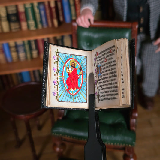 EXTREMELY RARE Barbara Raheb "Liber Sanctorum: The Book of Saints" Miniature Book