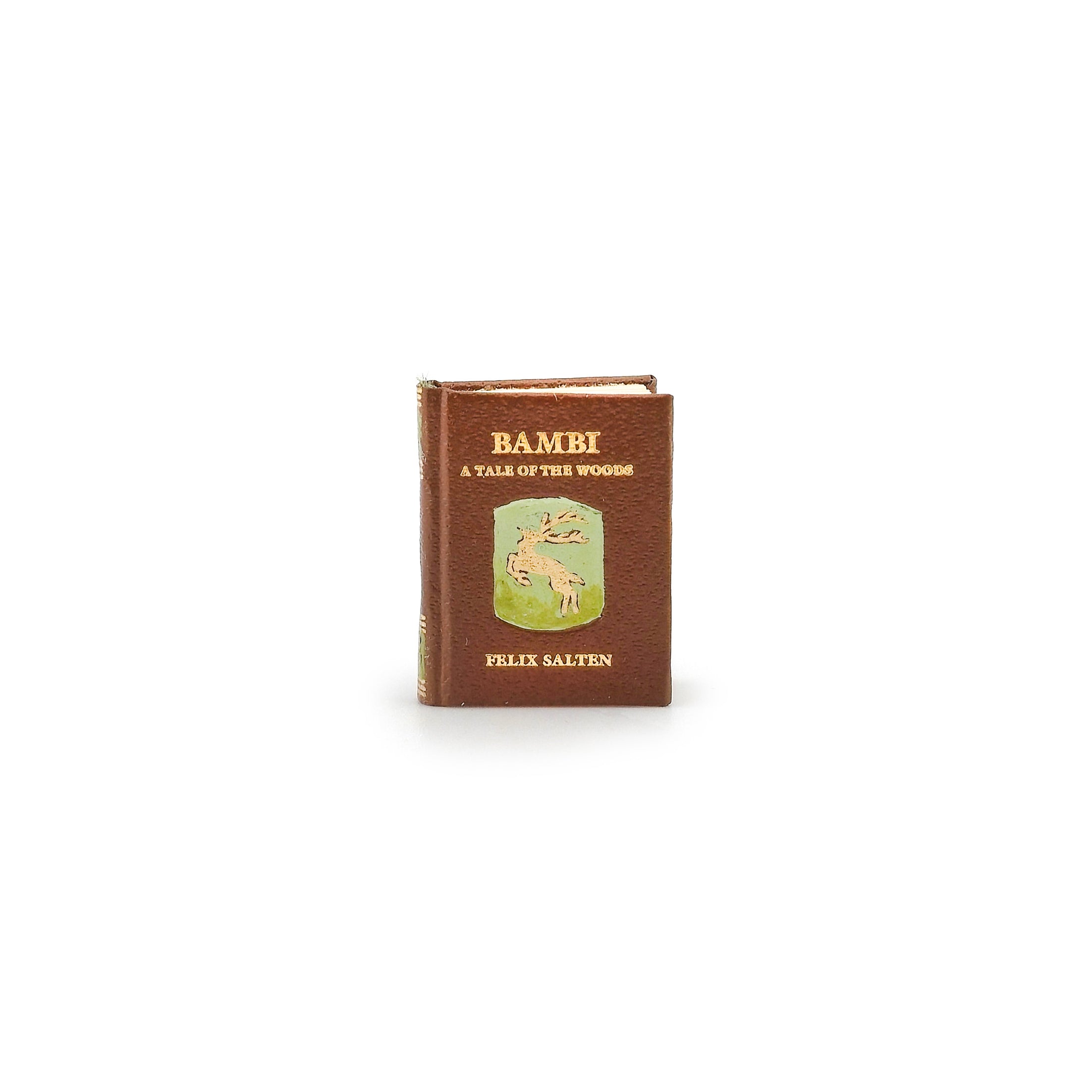 Barbara Raheb RARE HAND-COLORED Bambi Miniature Book #16/200