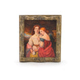 Load image into Gallery viewer, Paul Saltarelli 2004 Two Beauties Miniature Oil Painting After Charles Baxter
