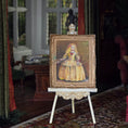 Load image into Gallery viewer, Josephine Meyer Infanta Margaret Theresa Miniature Painting After Velazquez
