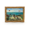Load image into Gallery viewer, Josephine Meyer The Garden at Sainte-Adresse Oil Painting After Claude Monet
