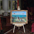 Load image into Gallery viewer, Josephine Meyer The Garden at Sainte-Adresse Oil Painting After Claude Monet
