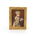 Load image into Gallery viewer, Chiqui Cueto "The Posy" Miniature Oil Painting After Wilhelm Schütze
