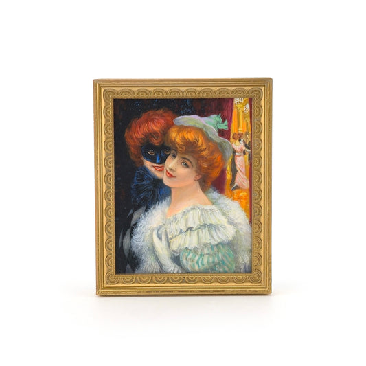 Bridget Voth Le Bal Masqué (The Masked Ball) Painting After Albert Lynch