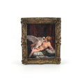 Load image into Gallery viewer, Michael Reynolds Leda and the Swan Miniature Painting After Paolo Veronese
