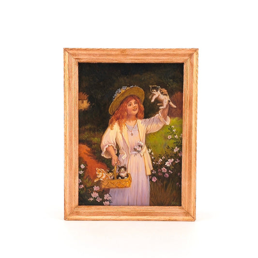 Paul Saltarelli 2001 The Pick of the Litter IGMA Painting After Percy Tarrant