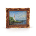 Load image into Gallery viewer, Florence Hathorne Magee Original Lighthouse Seascape Miniature Painting
