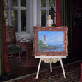 Load image into Gallery viewer, Florence Hathorne Magee Original Lighthouse Seascape Miniature Painting
