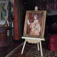 Load image into Gallery viewer, Linda McBreen "The Musician" Miniature Oil Painting After C.E. Perugini
