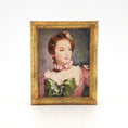 Load image into Gallery viewer, Maritza Moran "Portrait of a Lady" After Gustave Jean Jacquet Miniature Painting
