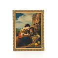 Load image into Gallery viewer, Artisan "Young Fruit Sellers" after Murillo Miniature Painting
