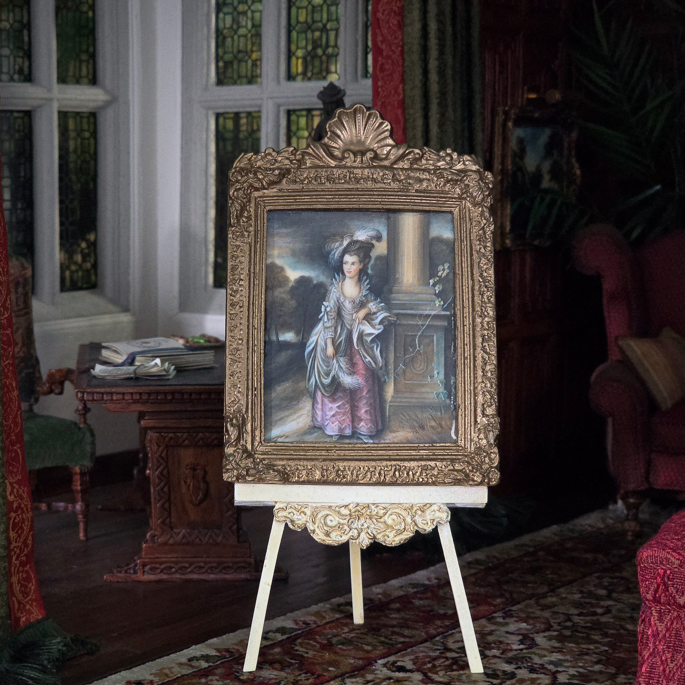 Christopher Whitford "The Honourable Mrs. Graham" Miniature Painting