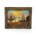 Load image into Gallery viewer, Paul Saltarelli "Sun Rising through Vapour" Oil Painting After J.M.W. Turner
