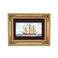 Load image into Gallery viewer, Maria Guadalupe Motilla Historical Spanish Galleon Miniature Oil Painting
