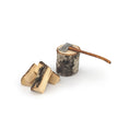 Load image into Gallery viewer, Bonnie Fake Handmade Miniature Axe, Chopping Block & Firewood Set 1:12 Scale
