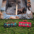 Load image into Gallery viewer, Bonnie Fake Set of 2 Miniature Plaid Camping Blanket Rolls 1:12 Scale
