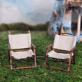 Load image into Gallery viewer, Bonnie Fake Outdoor Camping Chairs Pair #1 of 2 Dollhouse Miniatures

