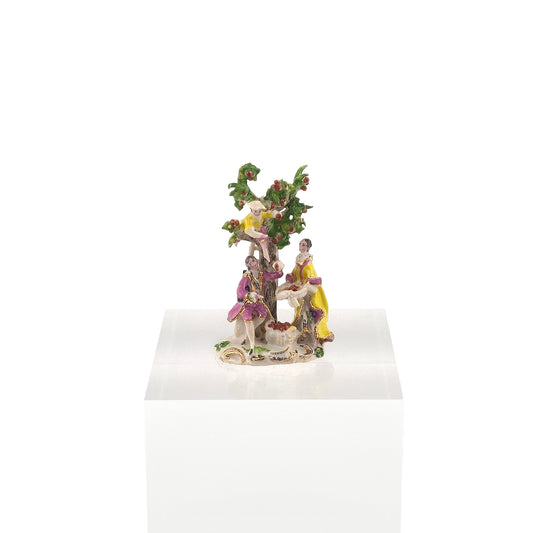 Tricia Street "Apple Picking Day" OOAK Large Porcelain Sculpture (2000) RARE