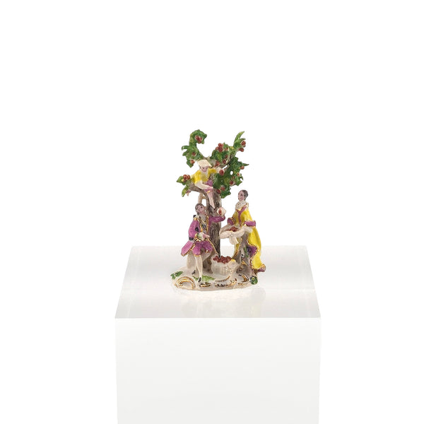 Tricia Street "Apple Picking Day" OOAK Large Porcelain Sculpture (2000) RARE