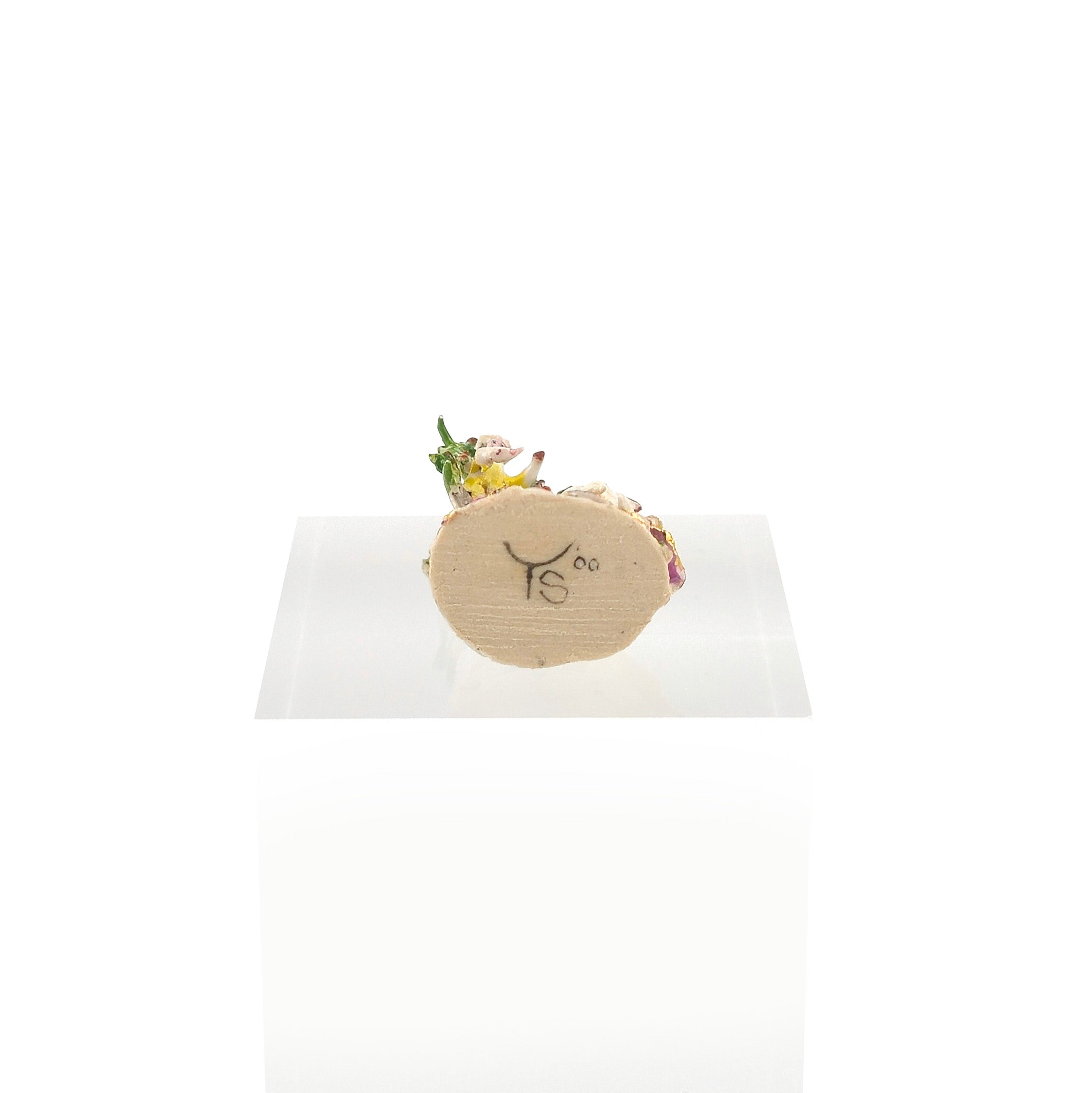 Tricia Street "Apple Picking Day" OOAK Large Porcelain Sculpture (2000) RARE