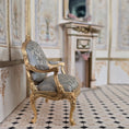 Load image into Gallery viewer, John Hodgson 1998 Louis XV Rococo Salon Suite, Gold Gilt & Blue Silk
