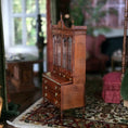 Load image into Gallery viewer, Mark Gooch Federal Secretary Desk & Bookcase, Walnut, 1:12 Scale
