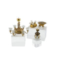 Load image into Gallery viewer, Vintage Artisan Electrified Dollhouse Ceiling Light Fixture Collection (Set of 4)
