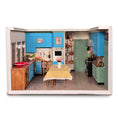 Load image into Gallery viewer, Julia Child's Television Kitchen Replica Room Box by Terry Harville
