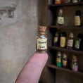 Load image into Gallery viewer, Set of 15 Miniature Witch’s Potion Bottles Halloween Spooky Decor
