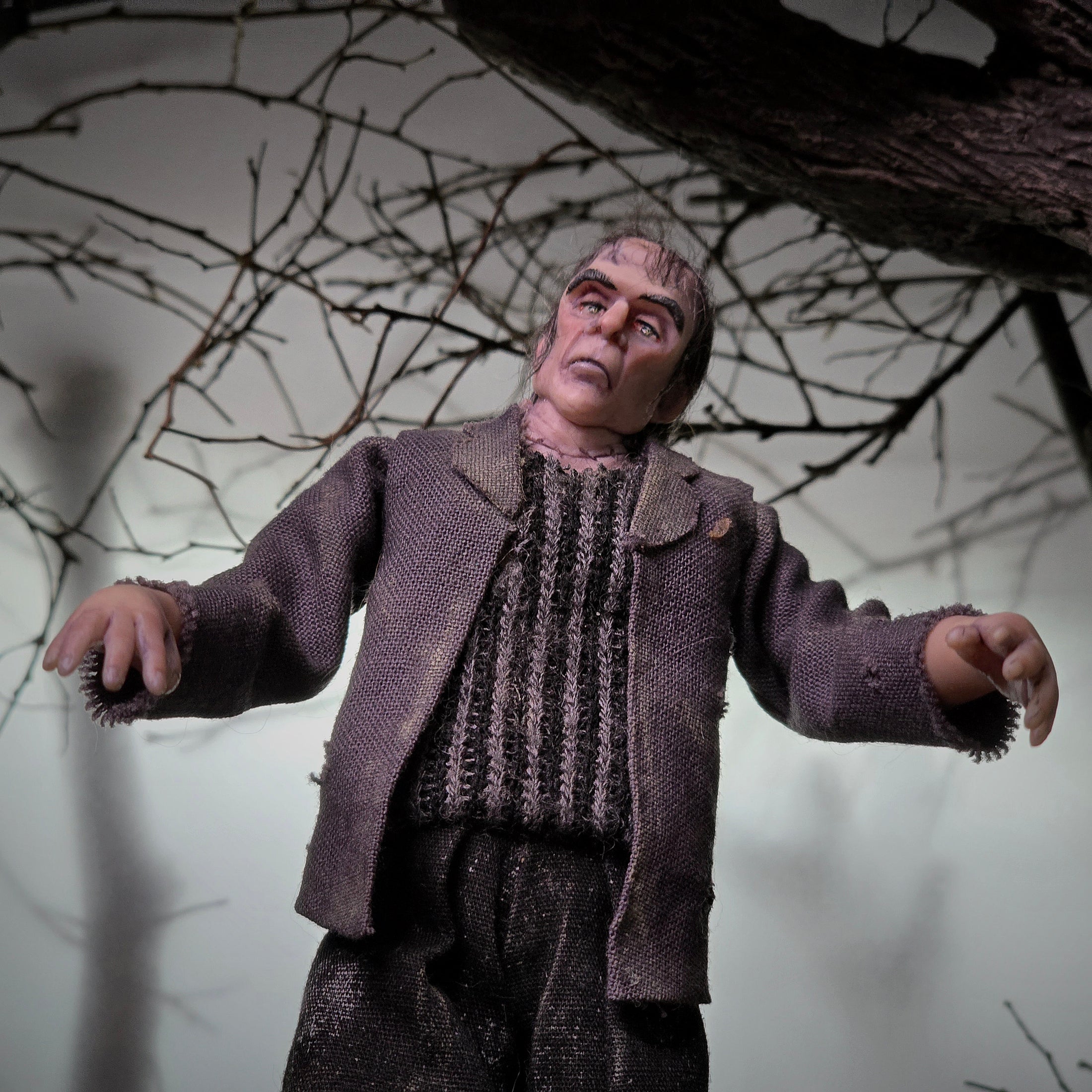 OOAK Sharon Cariola Frankenstein’s Monster Clay Dollhouse Doll