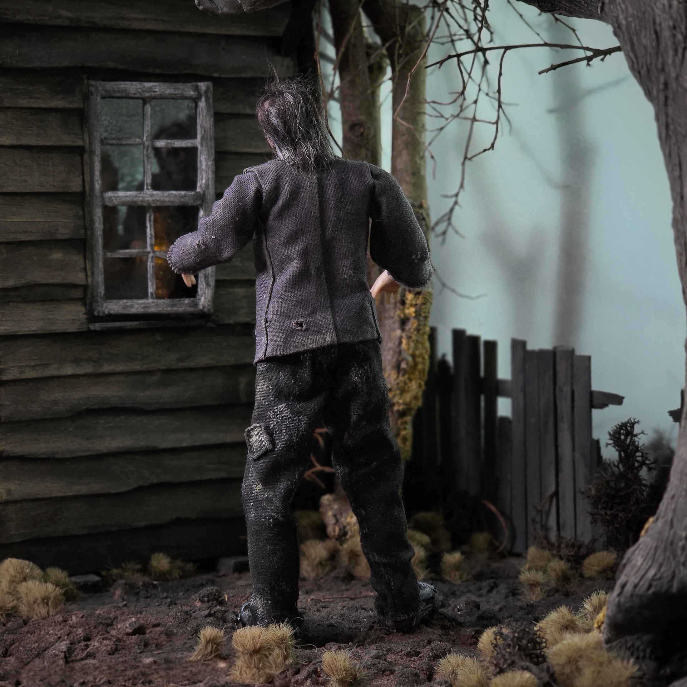 OOAK Sharon Cariola Frankenstein’s Monster Clay Dollhouse Doll