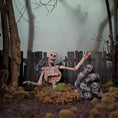 Load image into Gallery viewer, Margene Crossan Skeleton & Pile of Skulls Clay Dollhouse Decor
