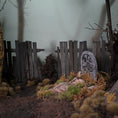 Load image into Gallery viewer, Margene Crossan OOAK Skeleton Rising from the Grave Yard Decor
