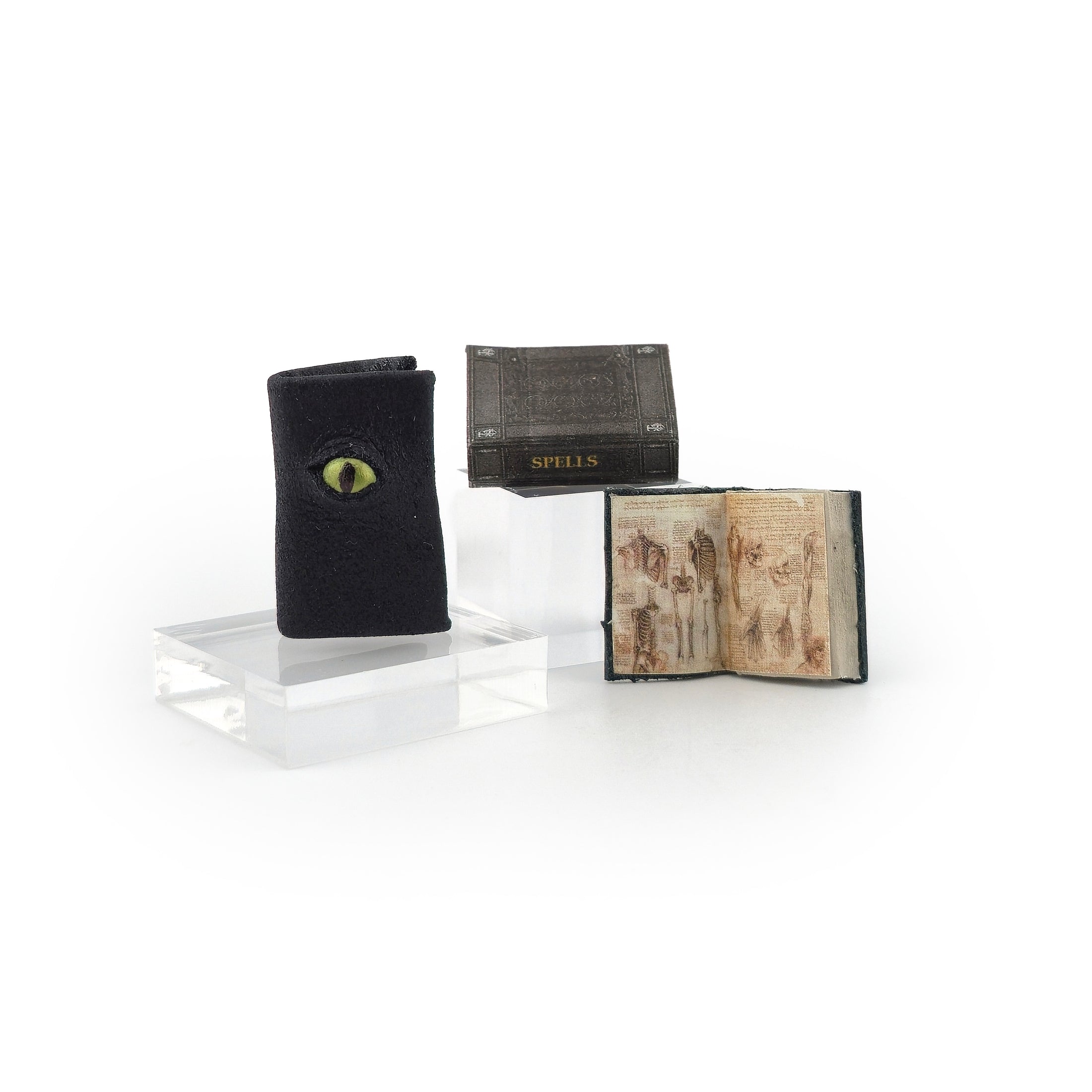 Lee Ann Borgia Set of Three Gothic Miniature Books 1:12 Scale