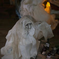 Load image into Gallery viewer, Eerie Ghost Witch Grandmother Sculpted Clay Dollhouse Doll
