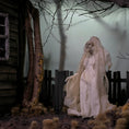Load image into Gallery viewer, Eerie Ghost Witch Grandmother Sculpted Clay Dollhouse Doll
