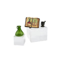Load image into Gallery viewer, 3-Piece Witch’s Apothecary Book, Glass Bottle & Mortar Set
