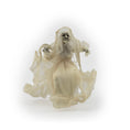 Load image into Gallery viewer, OOAK Seated or Flying Ghost Witch in Flowing Silk Robes Dollhouse Doll
