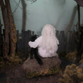 Load image into Gallery viewer, Julie Campbell Long-Haired Grandmother Ghost Seated Clay Dollhouse Doll
