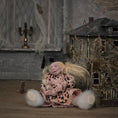 Load image into Gallery viewer, Spooky Seated Little Girl Dollhouse Doll with Strange Baby Dolly OOAK
