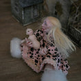 Load image into Gallery viewer, Spooky Seated Little Girl Dollhouse Doll with Strange Baby Dolly OOAK
